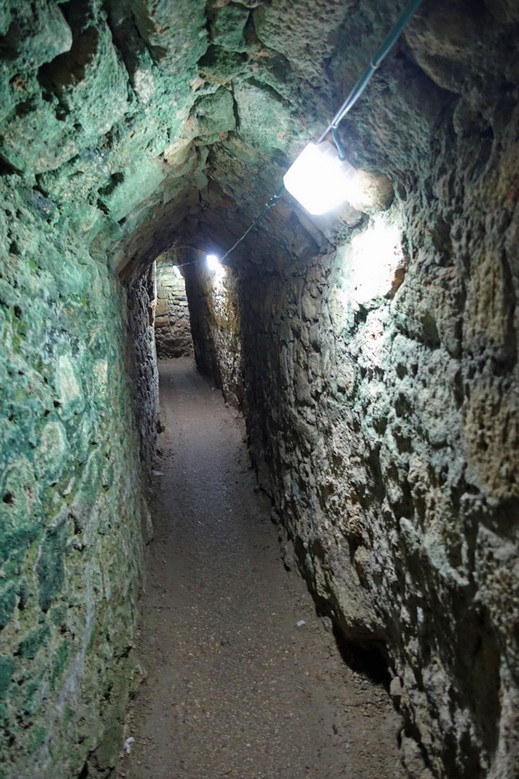 Templer Tunnel in der Burg von Akkon