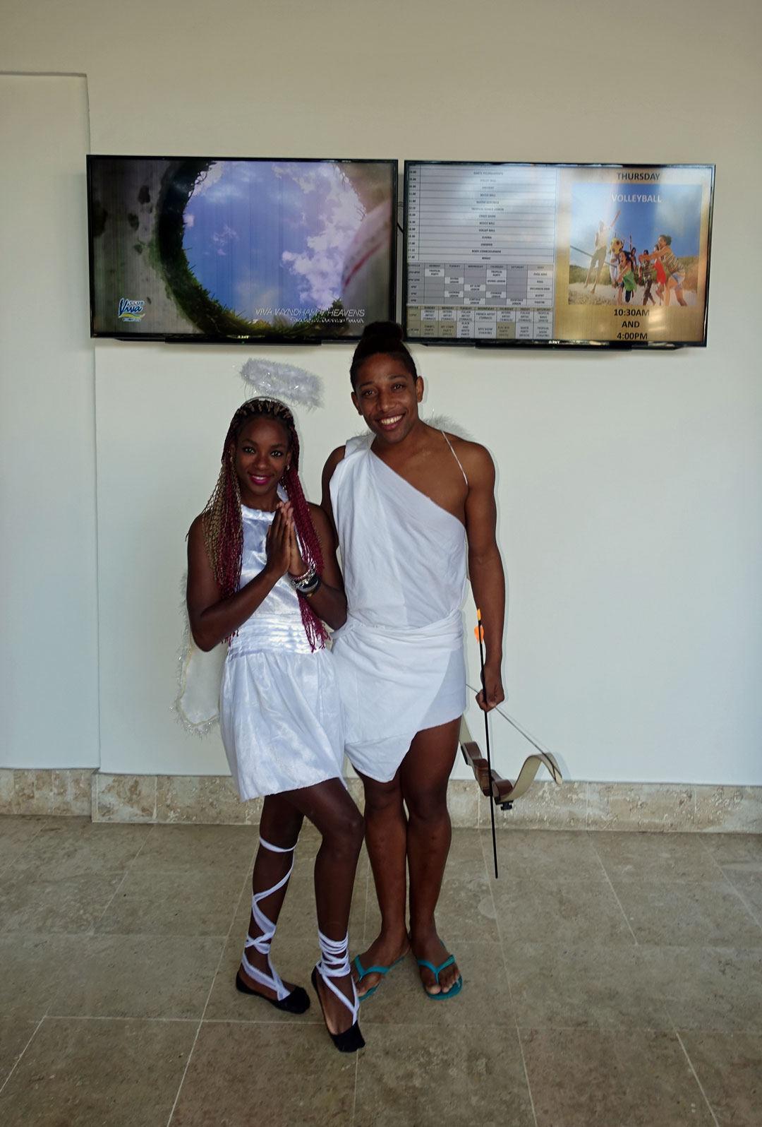 Animateure am Valentinstag