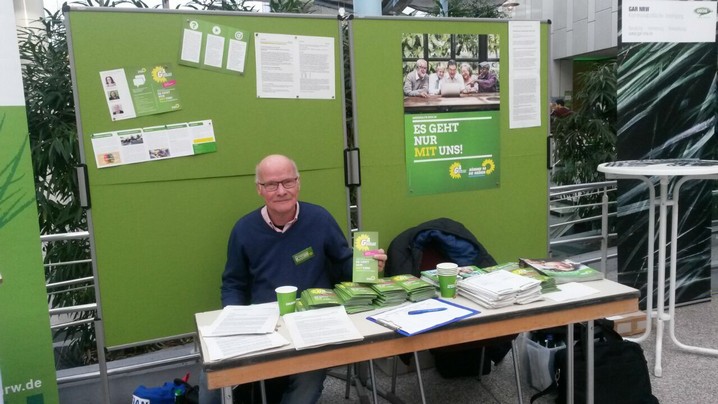 Axel Jens im Jahre 2018 noch aktiv bei den Grünen