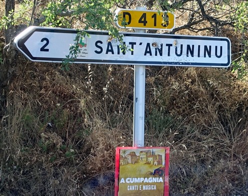 Straßenschild in der Balagne