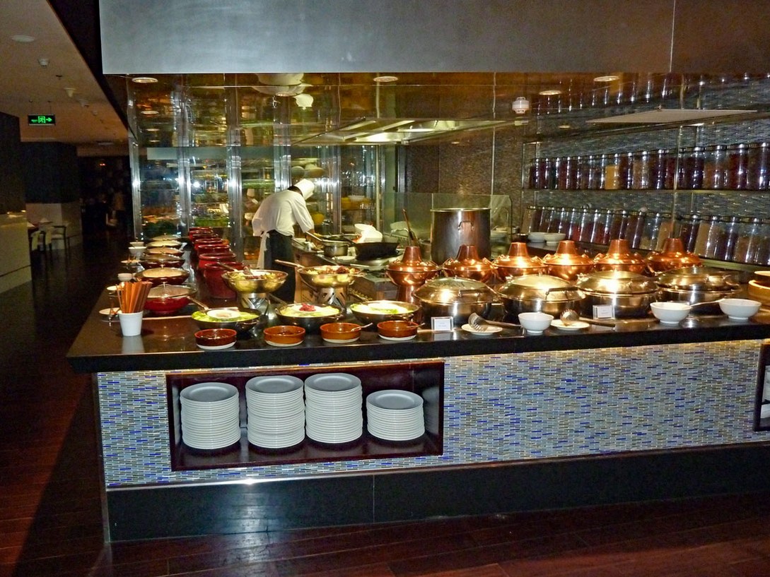 Büffet im Renaissance Hotel Beijing