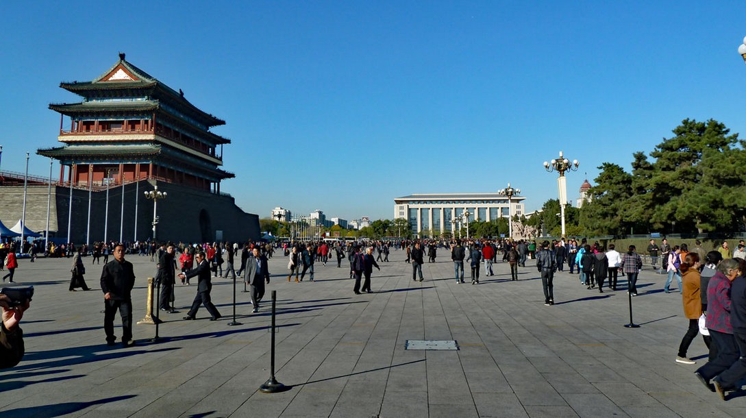 Tian´anmen Platz in Beijing - Platz am Himmelsfriedenstor
