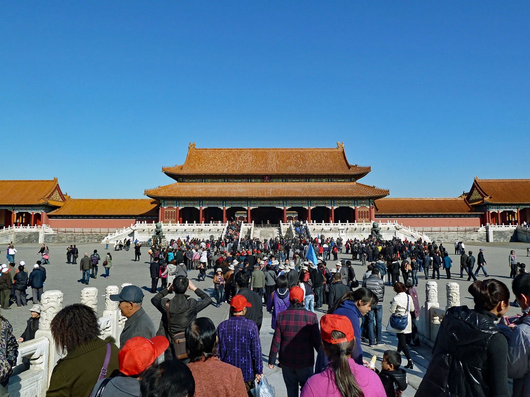 Innenhof des Kaiserpalastes in Beijing