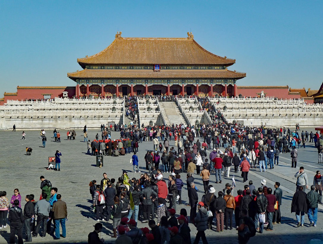 Innenhof des Kaiserpalastes in Beijing