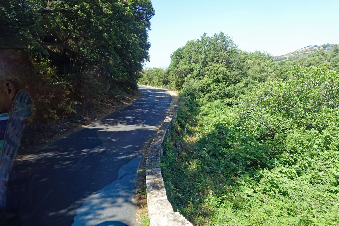 Bergstraße in Korsika