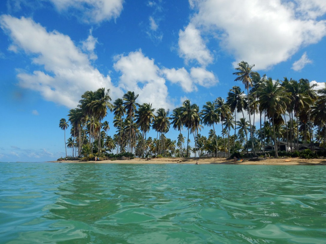 Bonita Beach vom Wasser aus gesehen