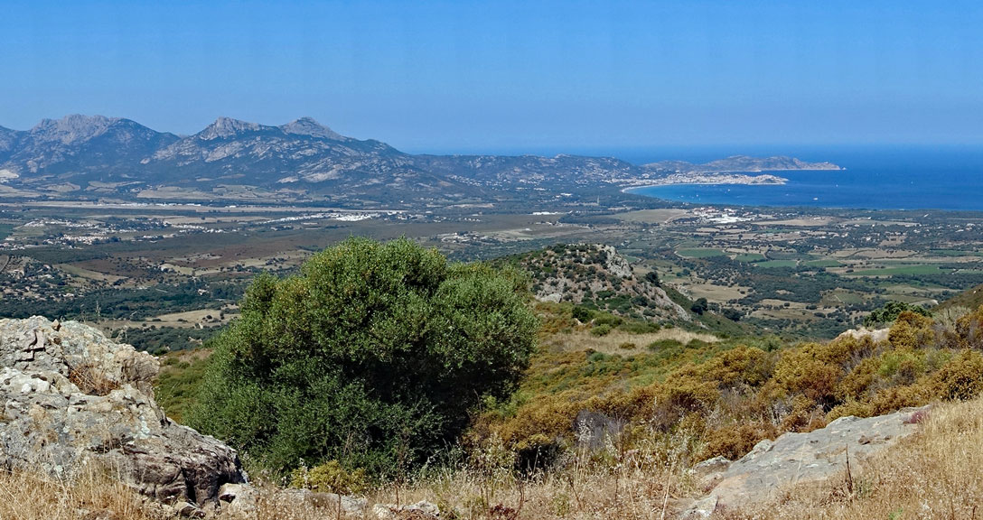 Monte Grosso und Bucht von Calvi