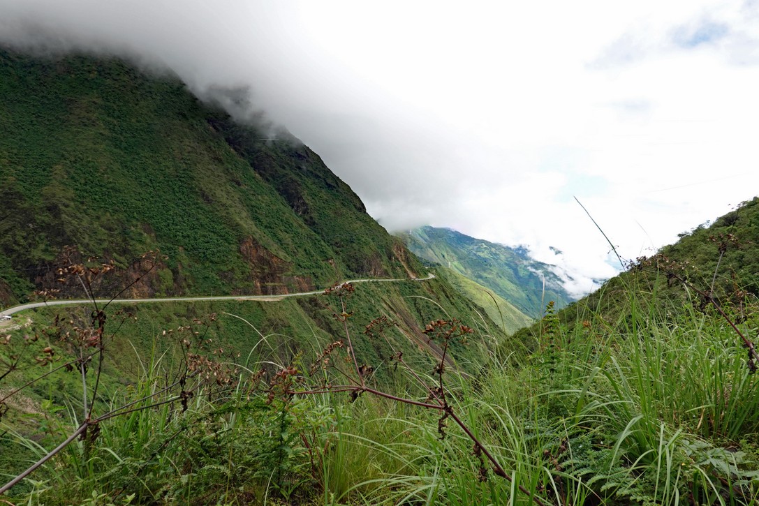 Straße im Cajas Nationalpark