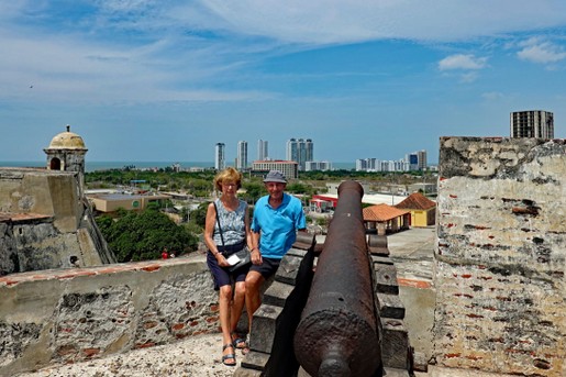 Kanone auf dem Fort San Felipe