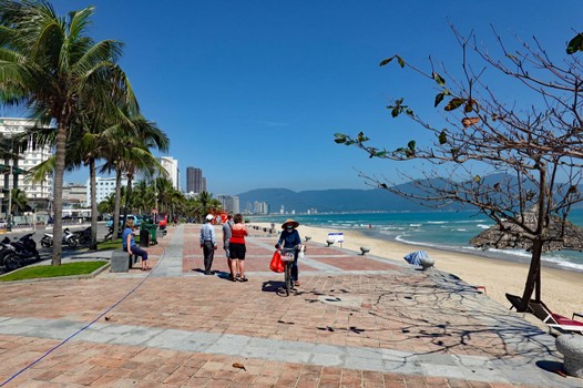 Strandpromenade von Da Nang