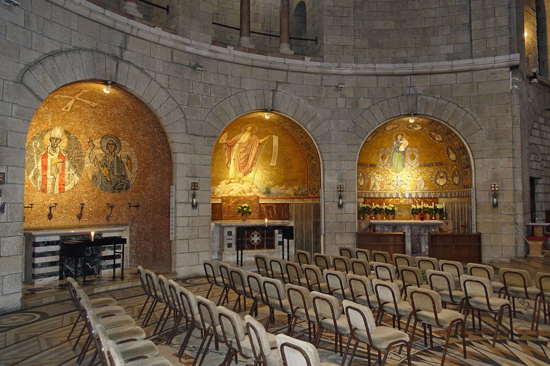 Das Innere der Dormitio Kirche