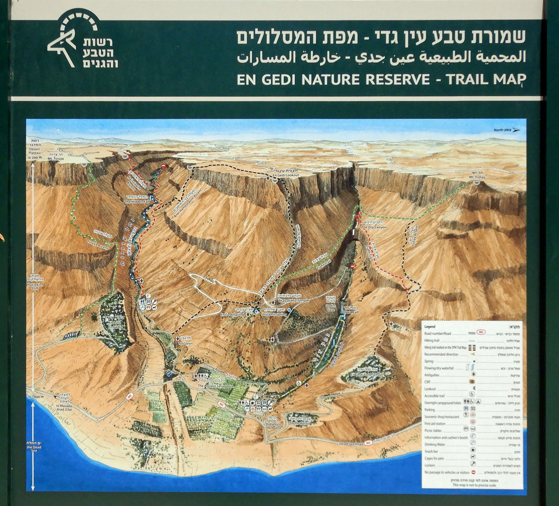 Ein Gedi Wanderwege