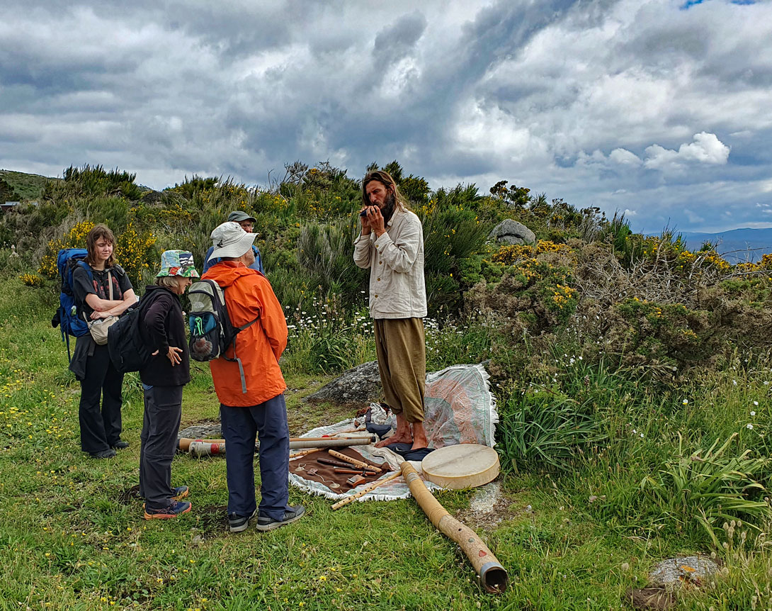 "Ersatz-Jesus" am Jakobsweg in Fisterra
