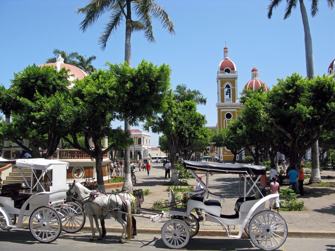 Plaza Granada Blick auf die Plaza von Granada in Nicaragua