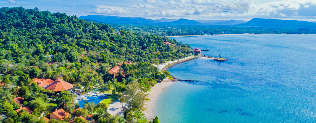 Green Bay Resort Phu Quoc aus der Luft