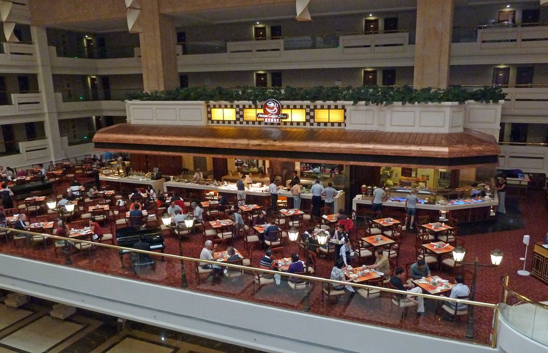 Büffet im Sheraton Guilin
