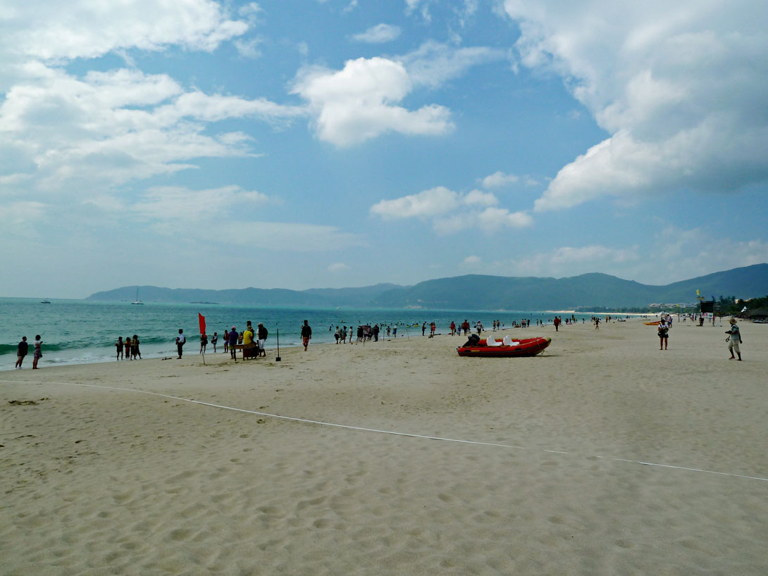 Am Strand von Sanya