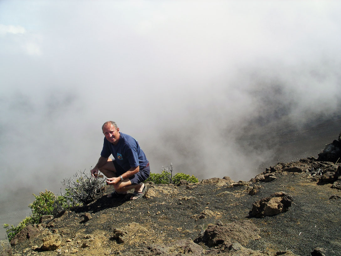 In den Wolken am Haleakala Krater In den Wolken am Haleakala Krater
