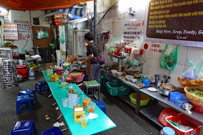 Schnellrestaurant in der Altstadt von Hanoi