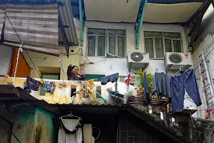 Wohnung im Hinterhof der Altstadt von Hanoi