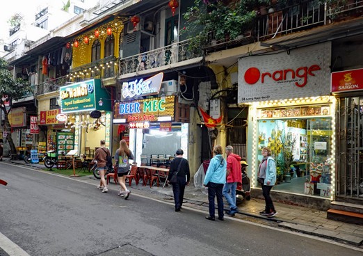 In der Altstadt von Hanoi