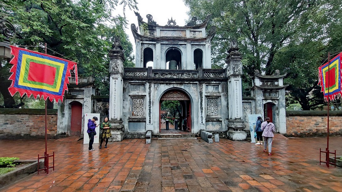 Eingang zum Literaturtempel in Hanoi