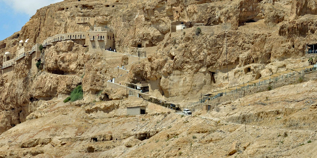 Kloster auf dem Berg der Versuchung in Jericho