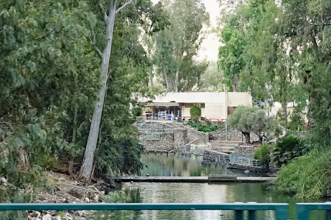 Offizielle Taufstelleam Jordan