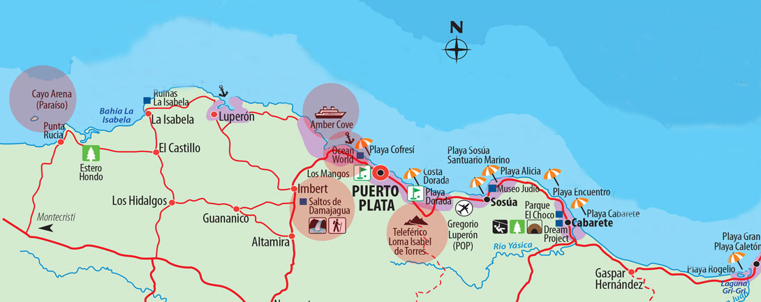 Ausflugsziele rund um Puerto Plata