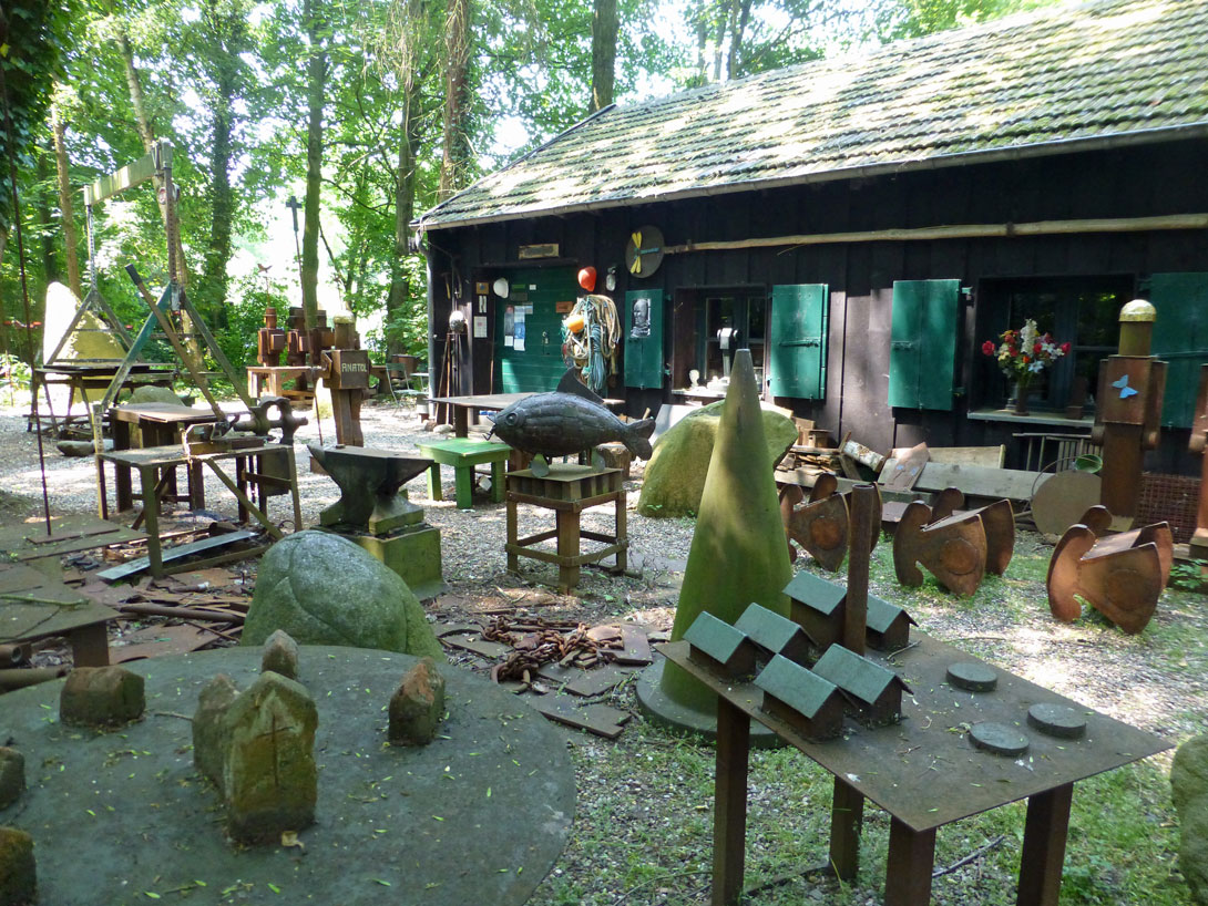 KLassentreffen OIb 2013-46 Die Werkstatt von Anatol auf der Museumsinsel Hombroich