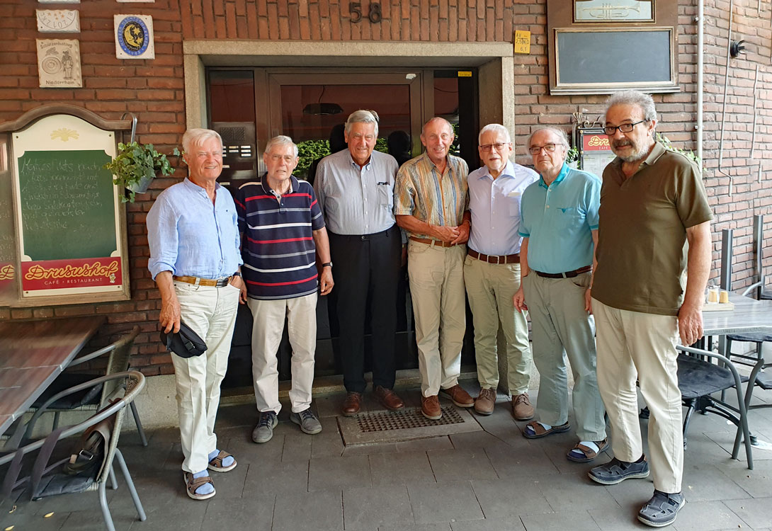 Treffen zum 60jährigen Abitur der ehemaligen OIB des Quirinusgymnasiums von 1963