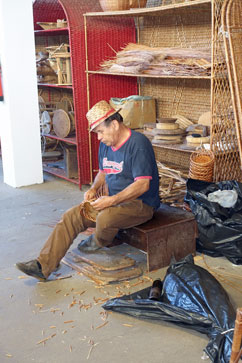 Korbflechter in Madeira