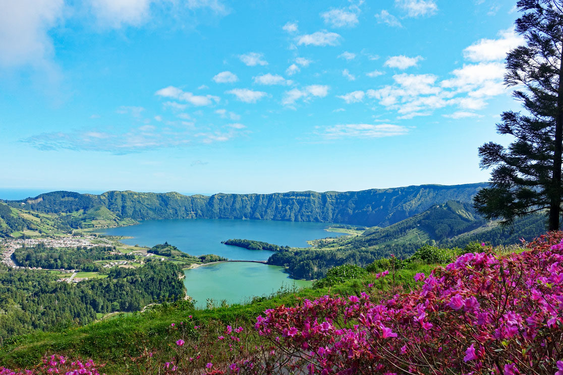 Lagoa Azul und Lagoa Verde