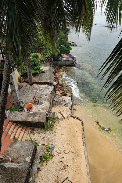 Blick von der Terrasse vom Seashells Hotels
