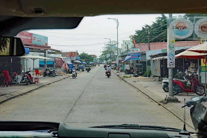 Straße nach Cua Can auf der Insel Phu Quoc