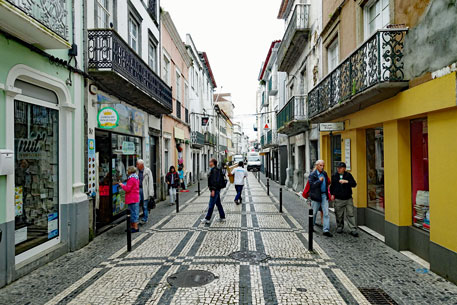Straße in Ponta Delgada