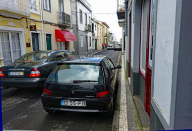 Straße in Ponta Delgada