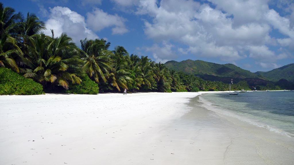 Strand an der Indian Ocean Lodge Praslin