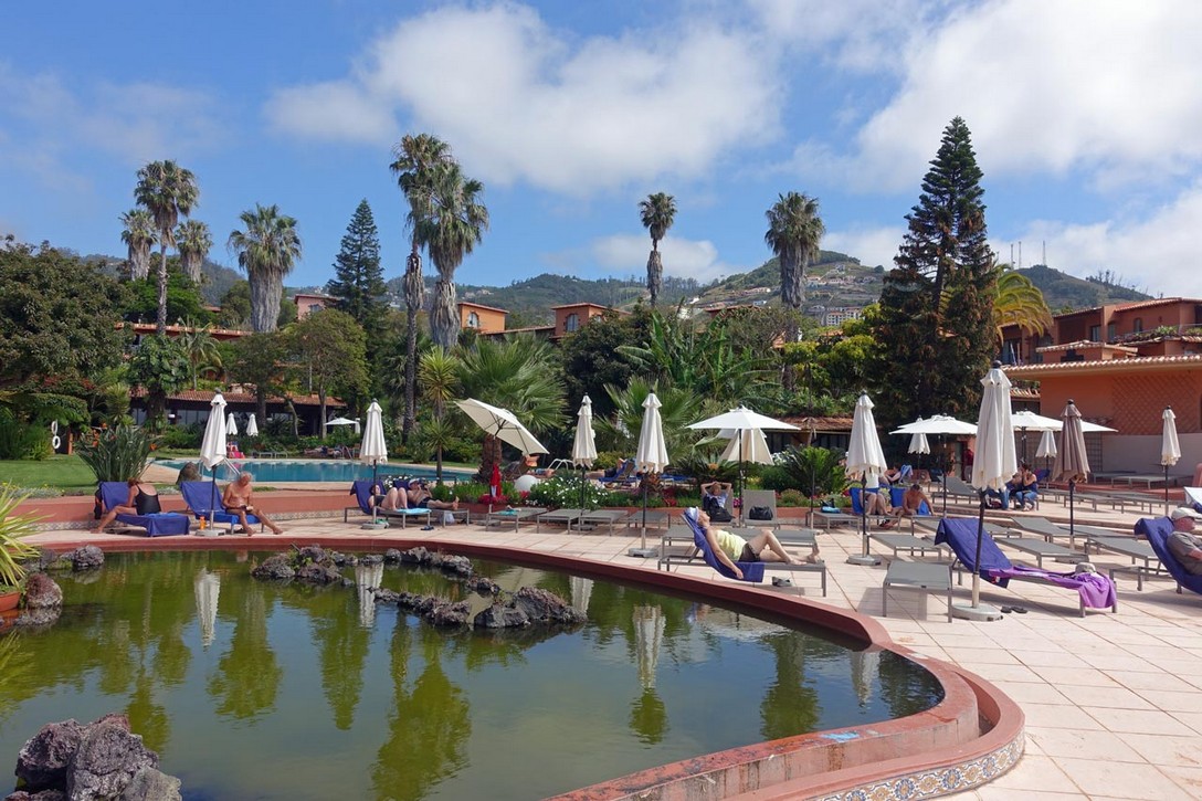 Teich im Garten der Quninta Splendida