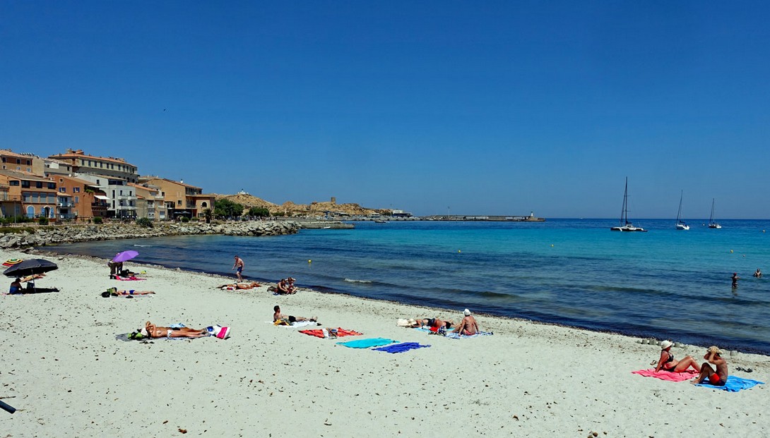 Strand von L´Ile Rousse