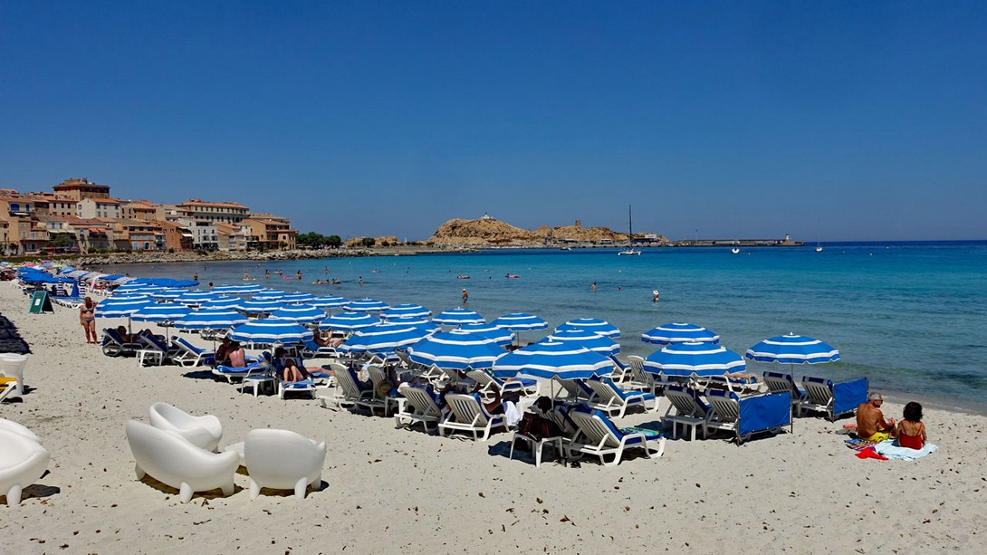 Strand von L´Ile Rousse