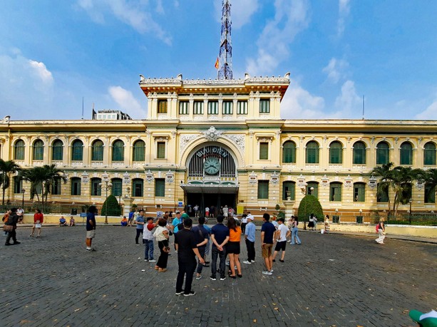 Das Hauptpostamt von Saigon