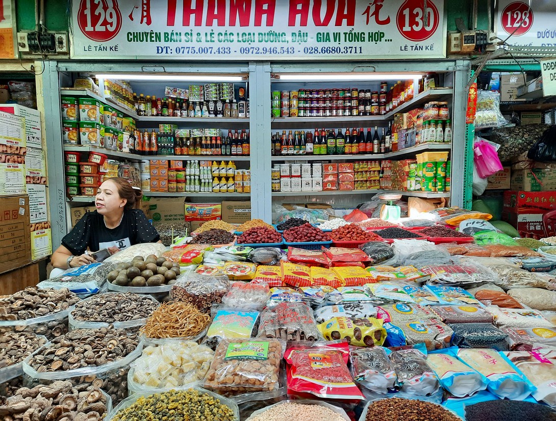 Geschäft Nr. 129 und 130 auf dem chinesischen Markt