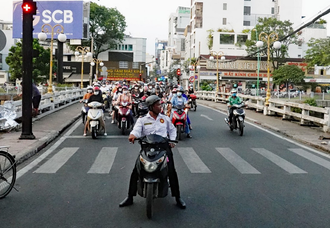 Motorroller in Ho Chi Minh Stadt