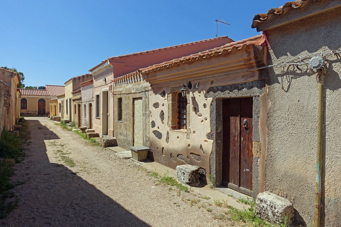 Straße in San Salvatore di Sinis
