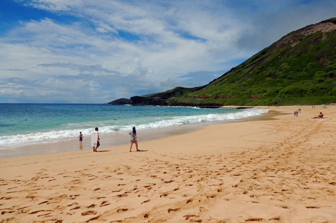 Der Sandy Beach auf Oahu Sandy Beach auf Oahu
