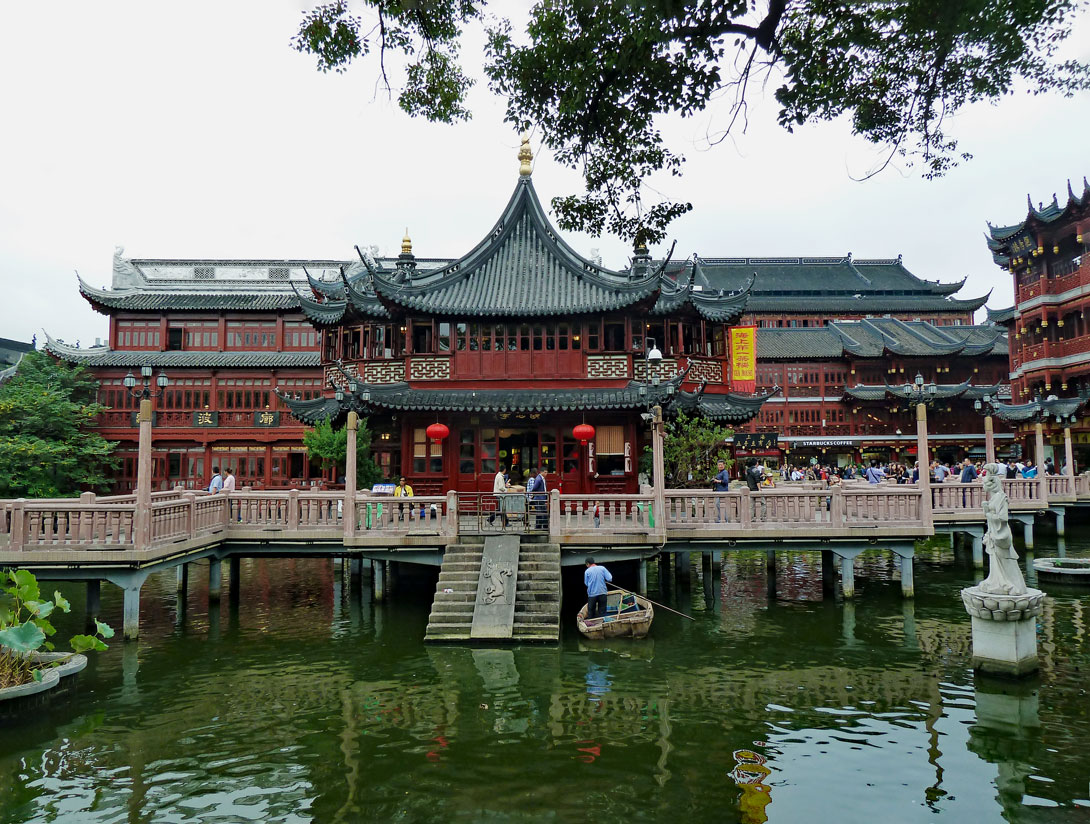 Teehaus im Yu-Yan Garden in Shanghai