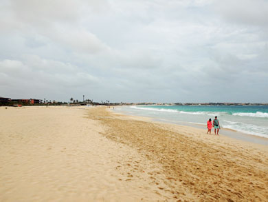 Strand an der Südspitze von Sal