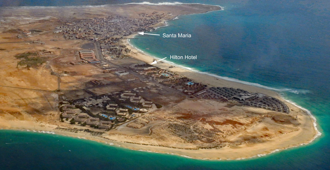 Suedspitze der Insel Sal