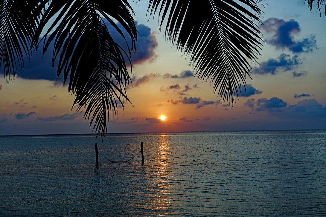 Sonnenuntergang auf Summerisland